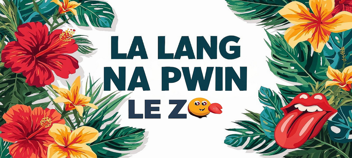 Proverbe Réunionnais “La lang na pwin le zo” 🌺