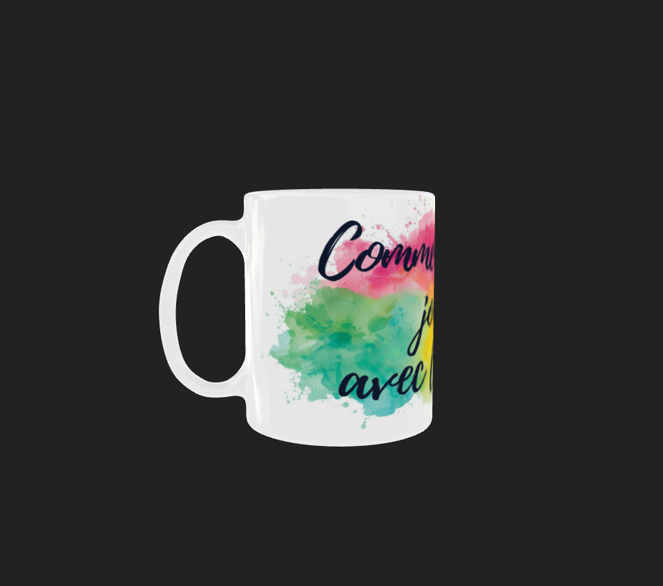 ✨ Mugs 11oz Commencez votre journée avec le sourire ! ✨