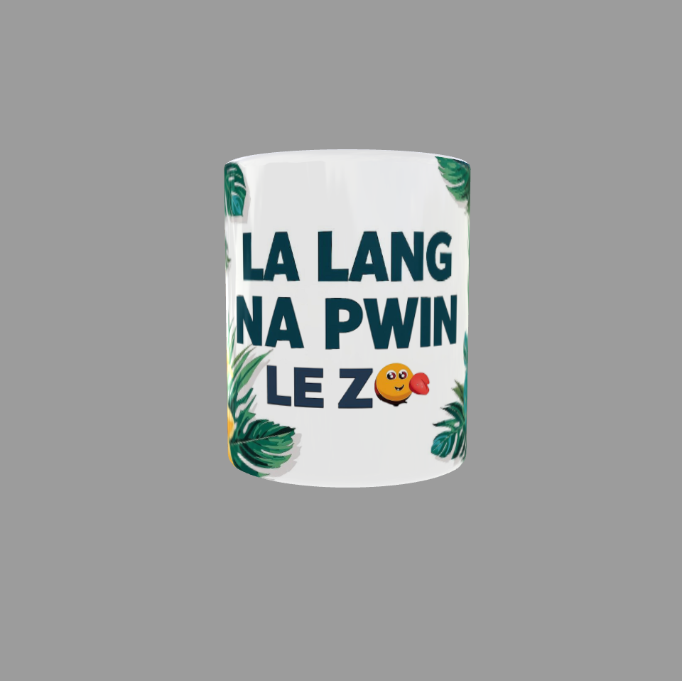 Proverbe Réunionnais “La lang na pwin le zo” 🌺