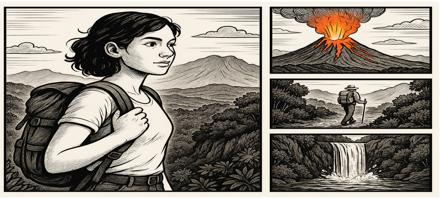 Aventure au Volcan