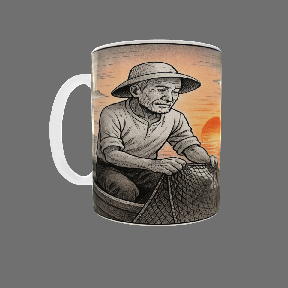 Le Pêcheur au Crépuscule