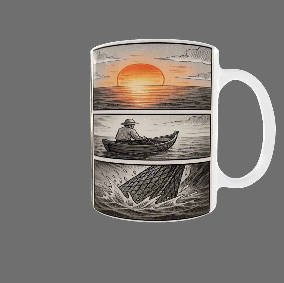 Le Pêcheur au Crépuscule
